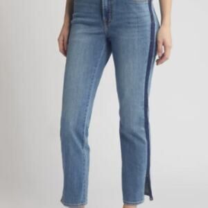 JEN7 by 7 for all MANKIND Released Outseam Ankle Straight Leg Jeans Size 16